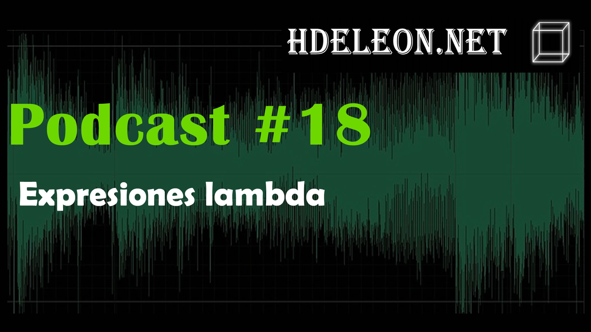 Podcast #18 – Expresiones lambda