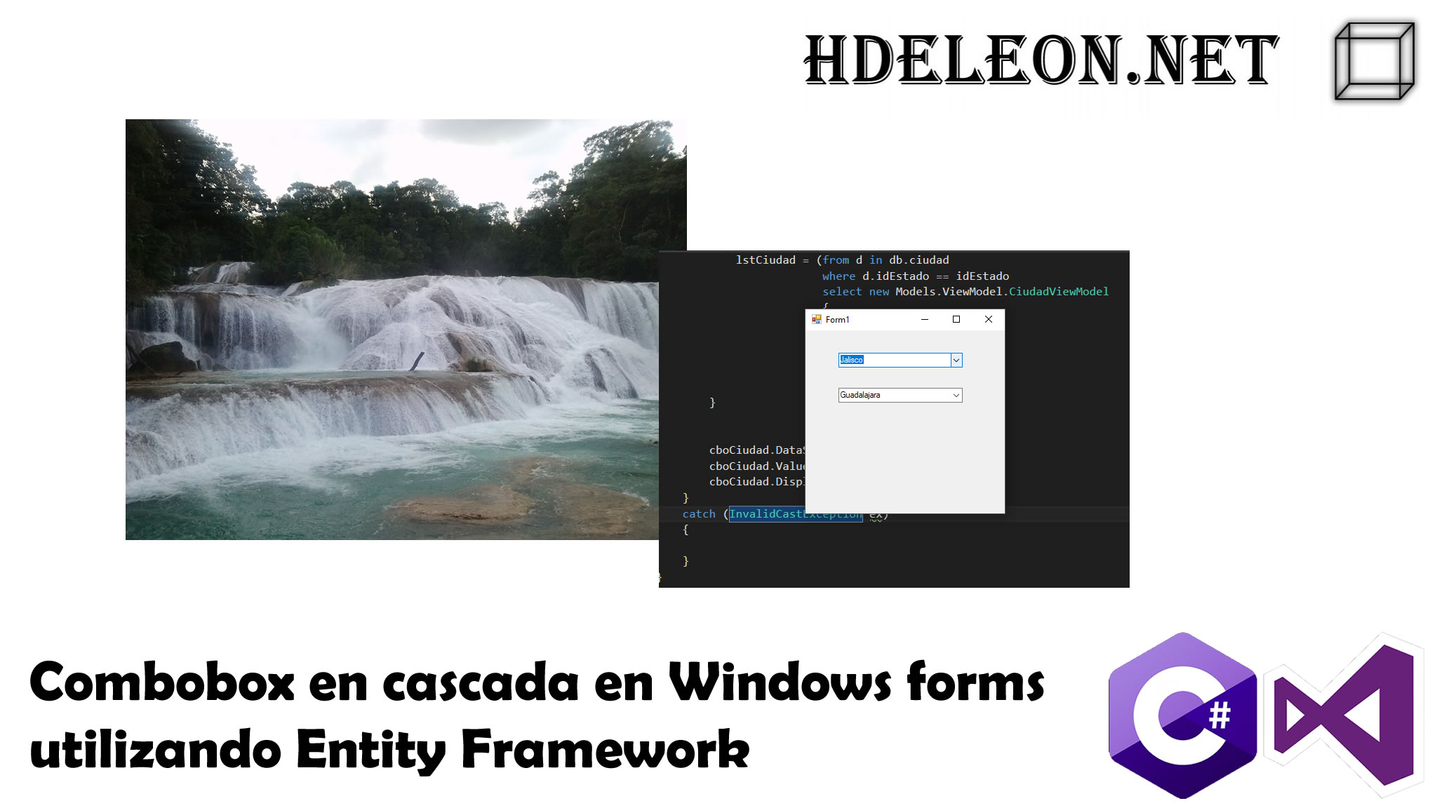 Combobox en cascada en C# Windows forms utilizando Entity Framework